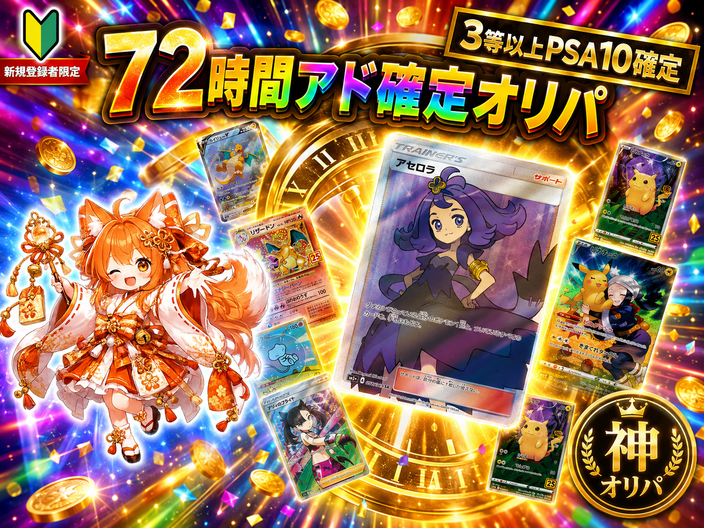 72時間アド確定オリパ