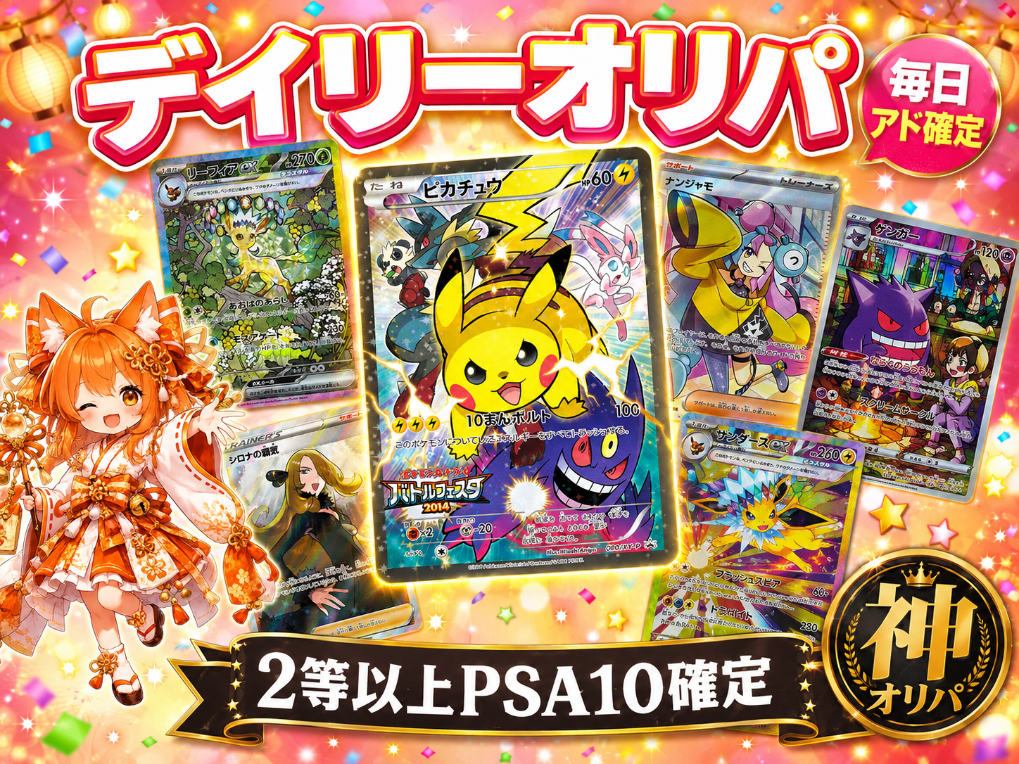 1日1回デイリーオリパ