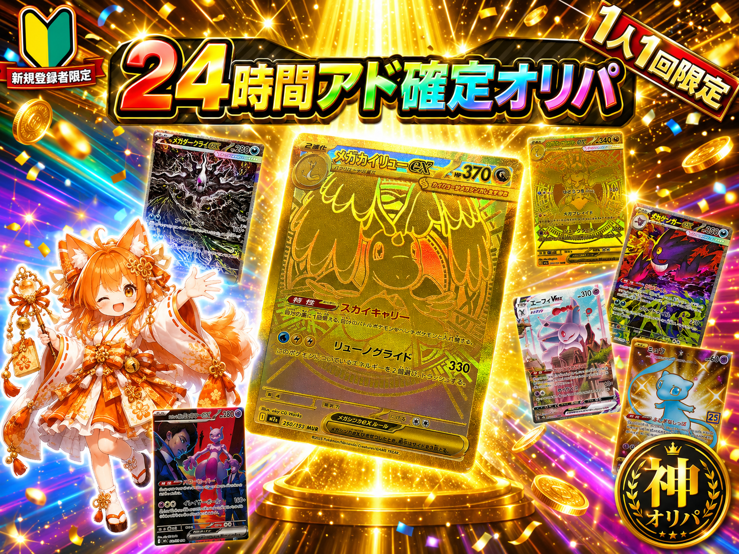 24時間アド確定オリパ